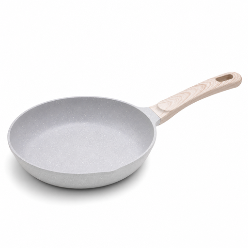 Wood Handle Nonstick Fry Pan (D: 7.87 in) – by HenlePro