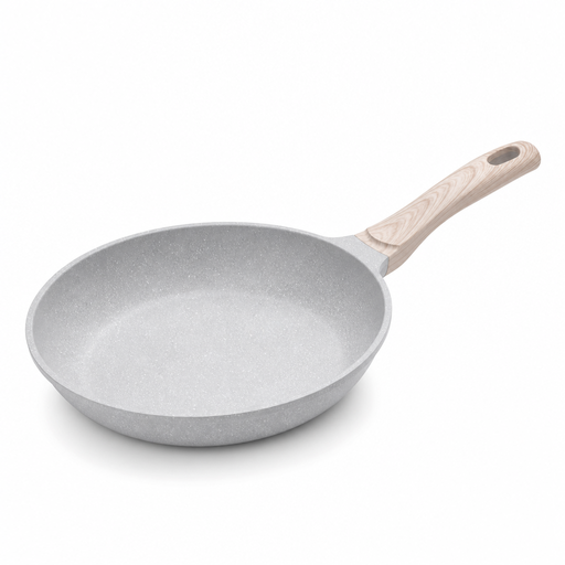 Wood Handle Nonstick Fry Pan (D: 9.45 in) – by HenlePro