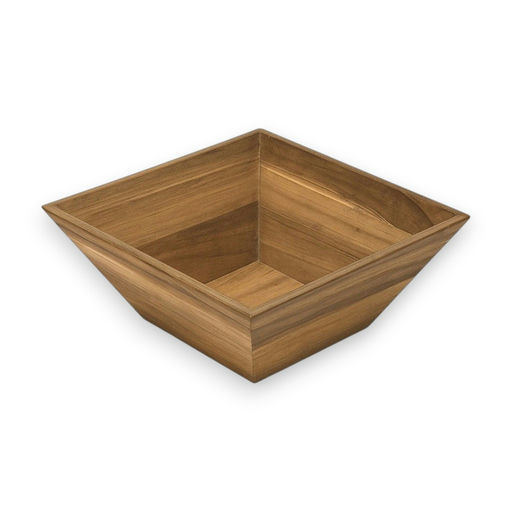 Acacia Wood Bowl – L: 10.83 in x W: 10.83 in x H: 3.86 in – by HenlePro