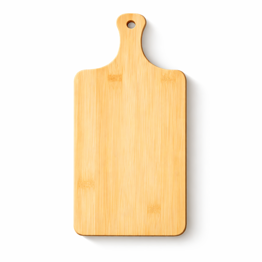 Wooden Cutting Board (L: 12.2 in x W: 6.3 in x H: 0.71 in) – by HenlePro