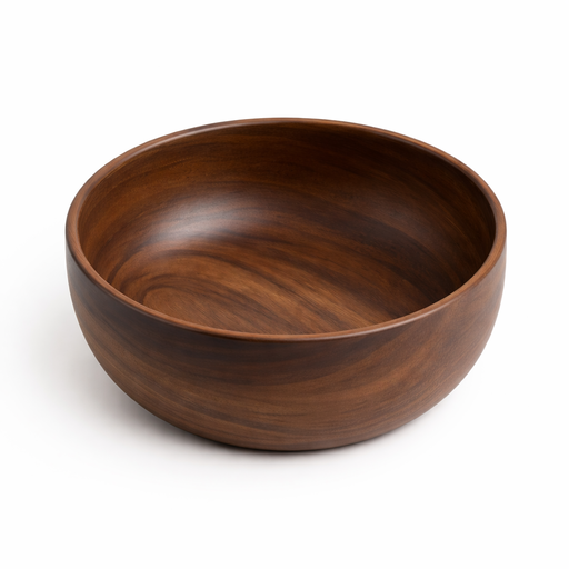 Acacia Wooden Bowl – L: 6.3 in x W: 6.3 in x H: 2.76 in – by HenlePro