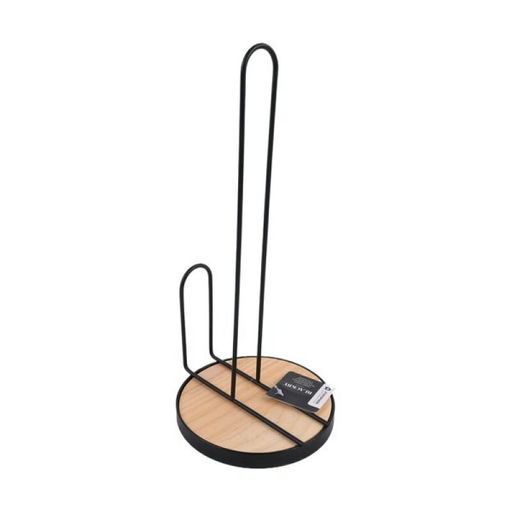 Steel And Wood Towel Holder – L: 5.71 in x W: 12.6 in – by HenlePro