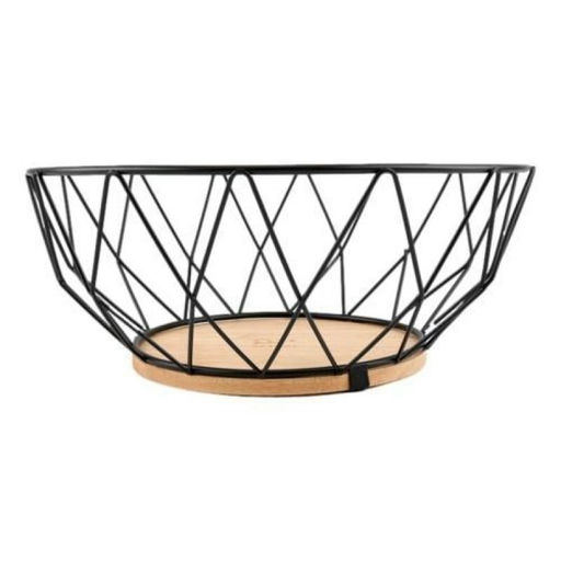 Modern Metal Fruit Basket – H: 4.72 in / D: 11.02 in – by HenlePro