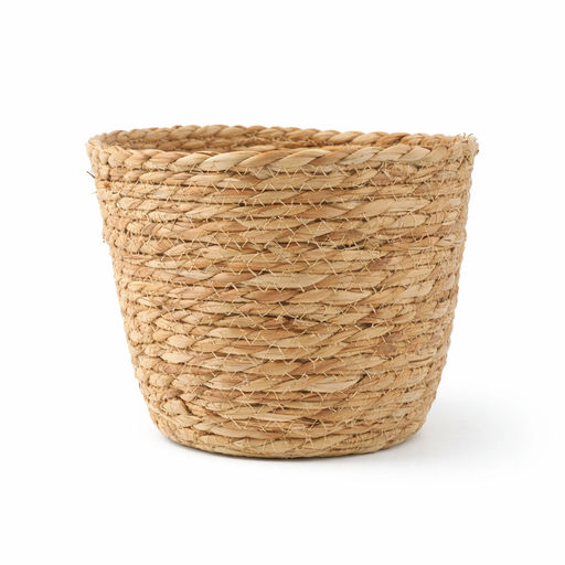 Rustic Seagrass Basket – L: 7.48 in x W: 5.12 in x H: 5.31 in – by HenlePro