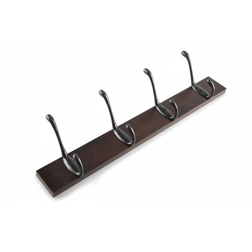 Econo 4 Wall Hooks On Board – L: 16.22 in x W: 1.97 in x H: 0.47 in – by HenlePro