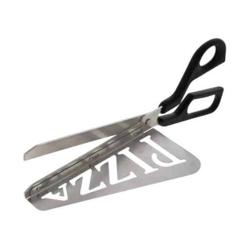Stainless Steel Slicing Pizza Scissors – L: 12.01 in x W: 3.07 in x H: 3.74 in – by HenlePro