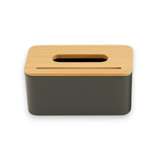 Tissue Organizer - Plastic Base – L: 8.54 in x W: 5.51 in x H: 3.74 in – by HenlePro