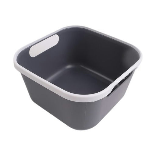 Plastic Grip Utility Basket – L: 6.42 in x W: 6.42 in x H: 3.5 in – by HenlePro
