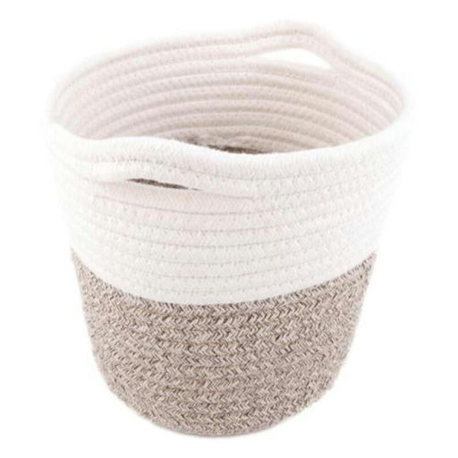 Storage Basket (Polyester) – L: 9.06 in x W: 8.66 in x H: 7.87 in – by HenlePro