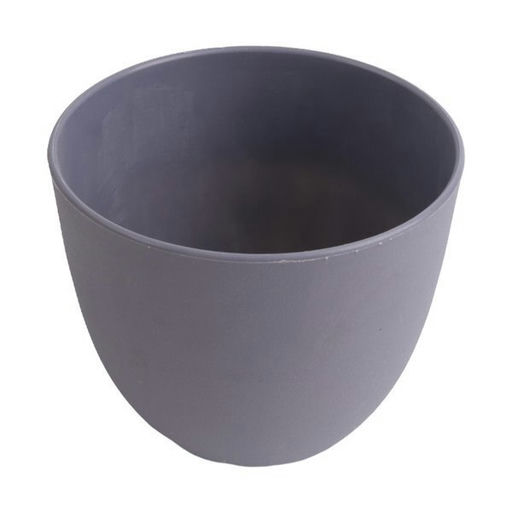 Gray Plastic Planter – L: 6.3 in x W: 5.51 in – by HenlePro