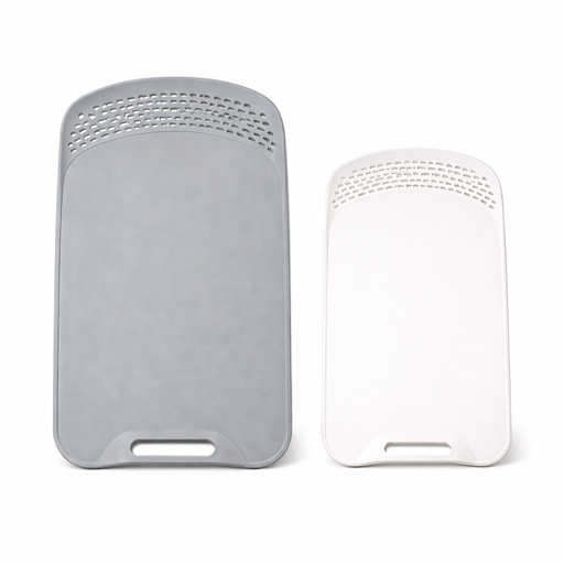 Set of 2 Plastic Cutting Boards – 15 x 8 in / 13 x 8 in – by HenlePro