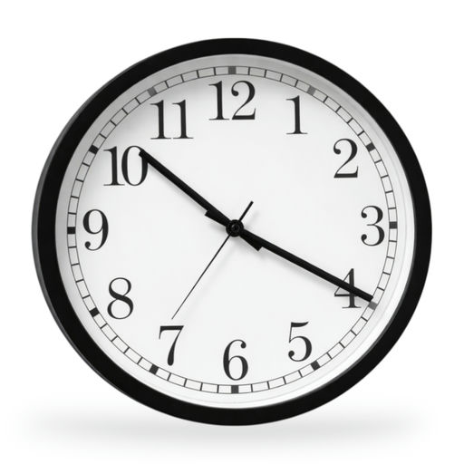 Quartz Wall Clock Plastic Body (14 in x 1.9 in) – by HenlePro