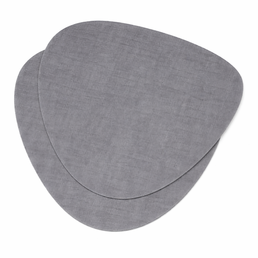 Modern Grey Placemat - Polyester – L: 5.51 in x W: 4.33 in – by HenlePro