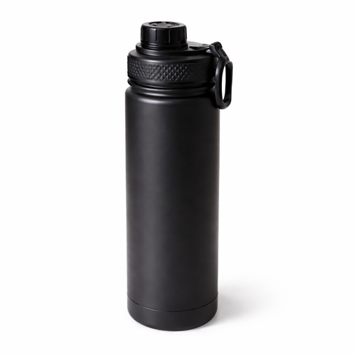 Black Steel Vacuum Bottle (750 ml) – by HenlePro