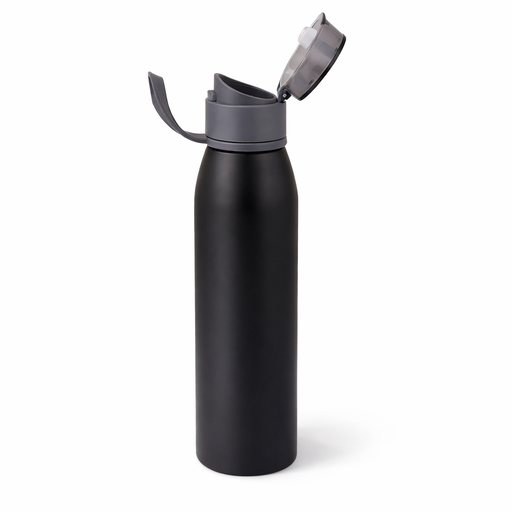 Black Metal Hydration Bottle – 500 ml – by HenlePro