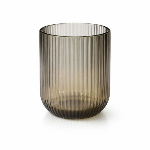 Textured Glass Tumblers (D: 3.15 in) – SKU 0302 – by HenlePro