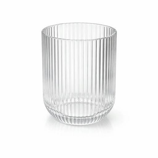 Textured Glass Tumblers (D: 3.15 in) – SKU 0308 – by HenlePro