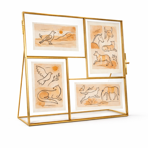 Metal Picture Frame (L: 10.63 in x W: 10.63 in) – by HenlePro
