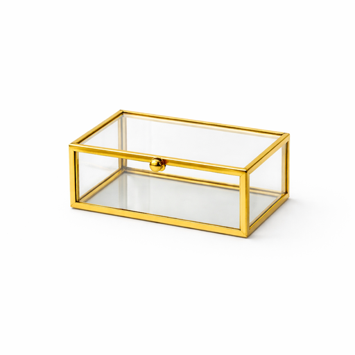 Metal Jewelry Box (L: 3.15 in x W: 1.57 in x H: 1.57 in) – by HenlePro