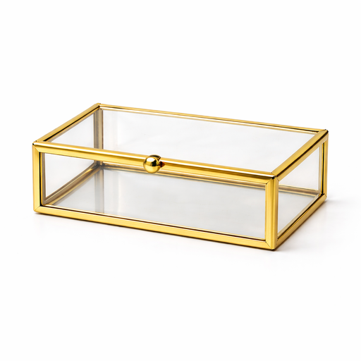 Metal Jewelry Box (L: 5.91 in x W: 3.94 in x H: 1.97 in) – by HenlePro