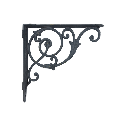 Cast Iron Plant & Shelf Bracket (2Pcs) Grey (L: 10.5 in x H: 8.75 in) – by HenlePro