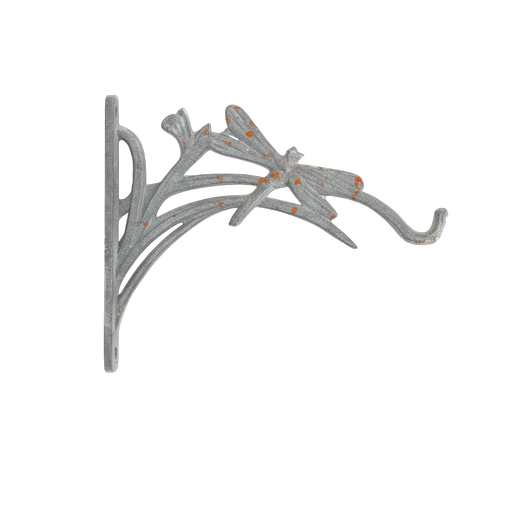 Cast Iron Plant & Shelf Bracket (2Pcs) Grey (L: 5.5 in x H: 8 in) – SKU 1313 34 – by HenlePro