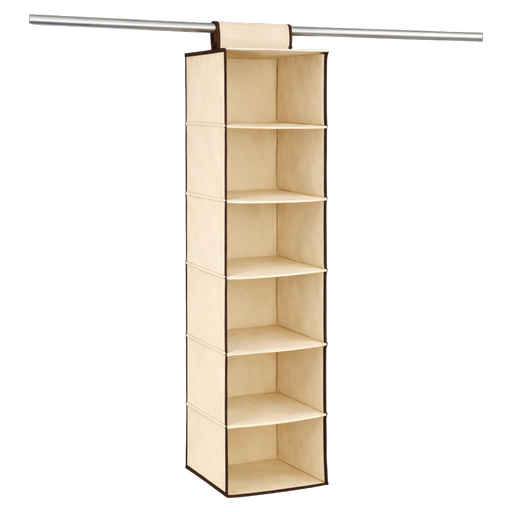 6 Shelf Closet Organizer – L: 12 in x W: 11 in x H: 48 in – by HenlePro