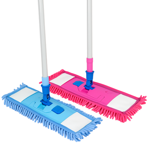 Dust Mop With Adjustable Handle – L: 10 in – by HenlePro