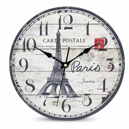 Quartz Wall Clock Mdf Body – D: 11 in – by HenlePro