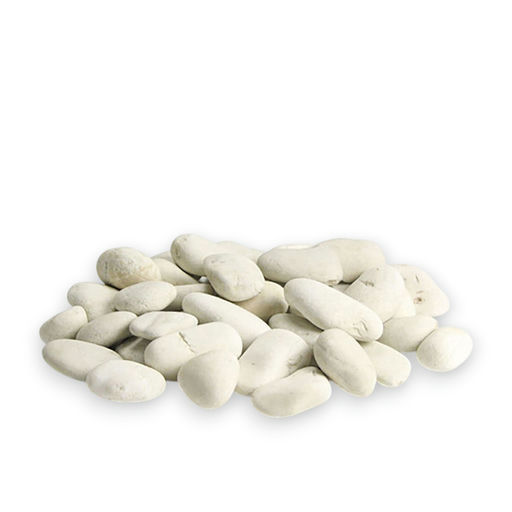Decorative Stones White – L: 1.97 in x W: 1.97 in x H: 3.15 in – by Le Présent