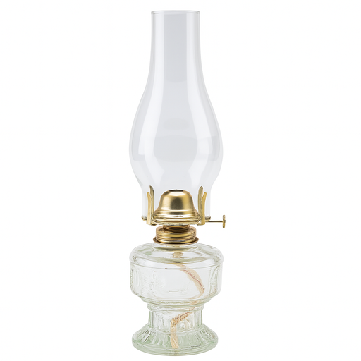Transparent Clear Glass Oil Lamp (H: 13 in) – SKU 4331 – by HenlePro
