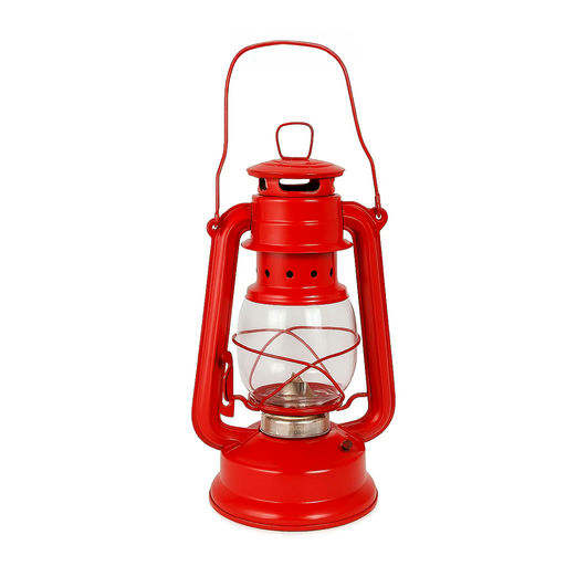 Red Led Lamp - Runs On Batteries – H: 10 in – by HenlePro