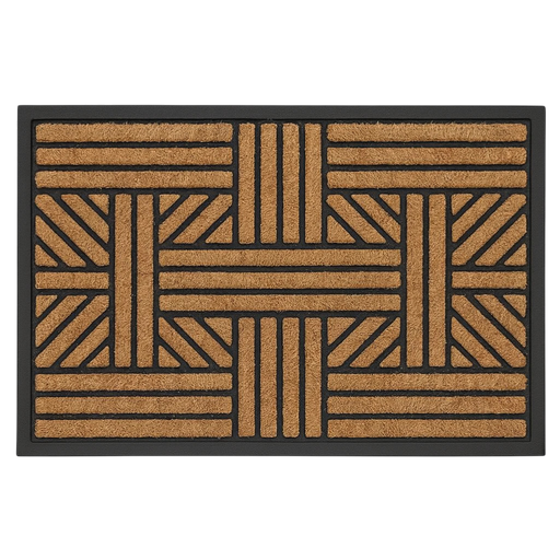 Rectangular Coco Brush Doormat Rubber Back (L: 30 in x W: 18 in) – SKU 4562 01 – by HenlePro