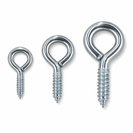 50 Zinc Screw Eye For Stair Rod (3/8 in) – by HenlePro