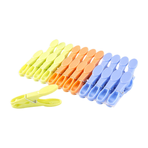 Plastic Clothes Pegs (24) – L: 0.33 in – by HenlePro