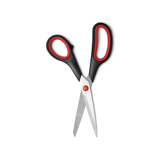 Curved Stainless Steel Scissors – L: 8 in – by HenlePro
