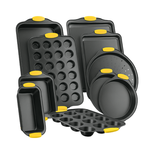 Ace Of Lemon - Bakeware Set - 10Pcs - BPA Free – L: 19.49 in x W: 13.78 in x H: 17.91 in – by Ace of Lemon