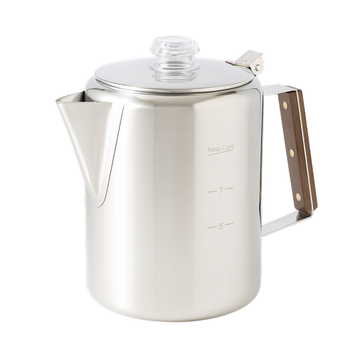 Percolator Stainless Steell 18/10 (9 cups) – by HenlePro