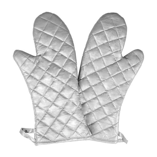 Pair of Silicone Oven Mitts – L: 16 in – by HenlePro