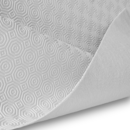 Vinyl Table Protector Cotton Flannel – W: 52 in x L: 22 yds – by Coverol
