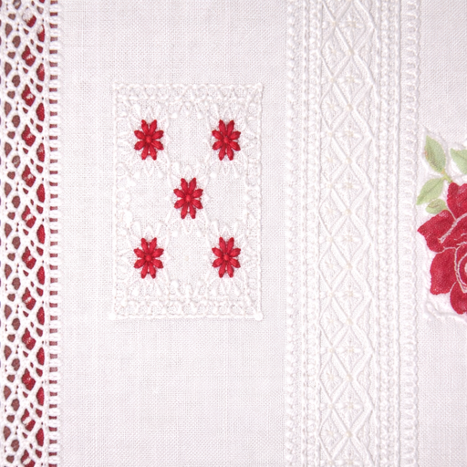 White Solid Vinyl Doily Lace (W: 52 in x L: 24 yds) – SKU 7577 21 – by Coverol