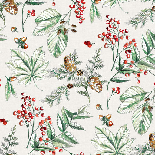 (Xmas) European Table Cover With Felt Backing (W: 55 in x L: 22 yds) – SKU 7578 195 – by Coverol