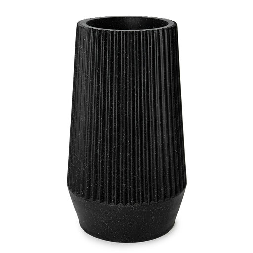 Rib Large Granite Finish Black – H: 36 in / D: 20 in – by Le Présent