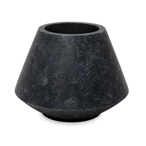 Nile Large Aged Finish Black – H: 18 in / D: 24 in – by Le Présent