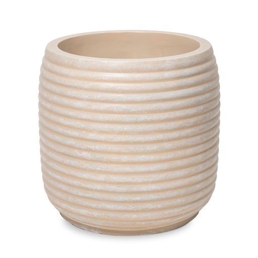 Barolo Small Aged Finish Beige – H: 16 in / D: 14 in – by Le Présent