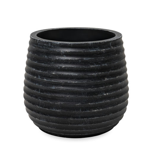 Ribba Small Aged Finish Black – H: 18 in / D: 21 in – by Le Présent