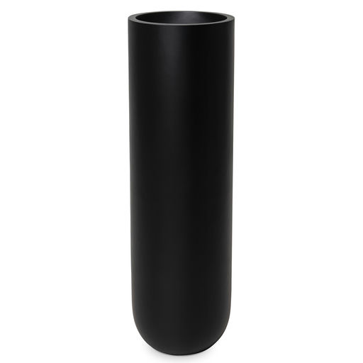 Round Bottom Large Matte Finish Black – H: 60 in / D: 17 in – by Le Présent