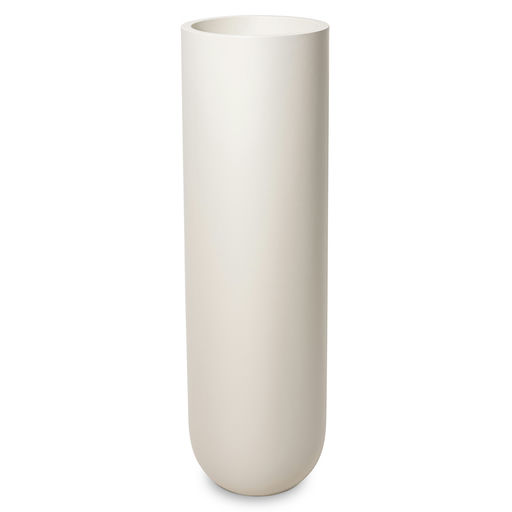 Round Bottom Large Matte Finish Beige – H: 60 in / D: 17 in – by Le Présent