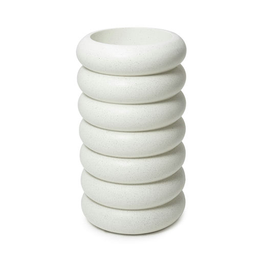 Donut Large Granite Finish White – H: 32 in / D: 16 in – by Le Présent