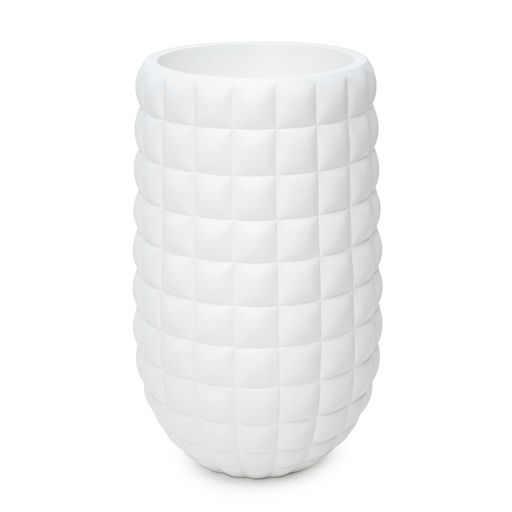 Claud Large Matte Finish White – H: 36 in / D: 22 in – by Le Présent